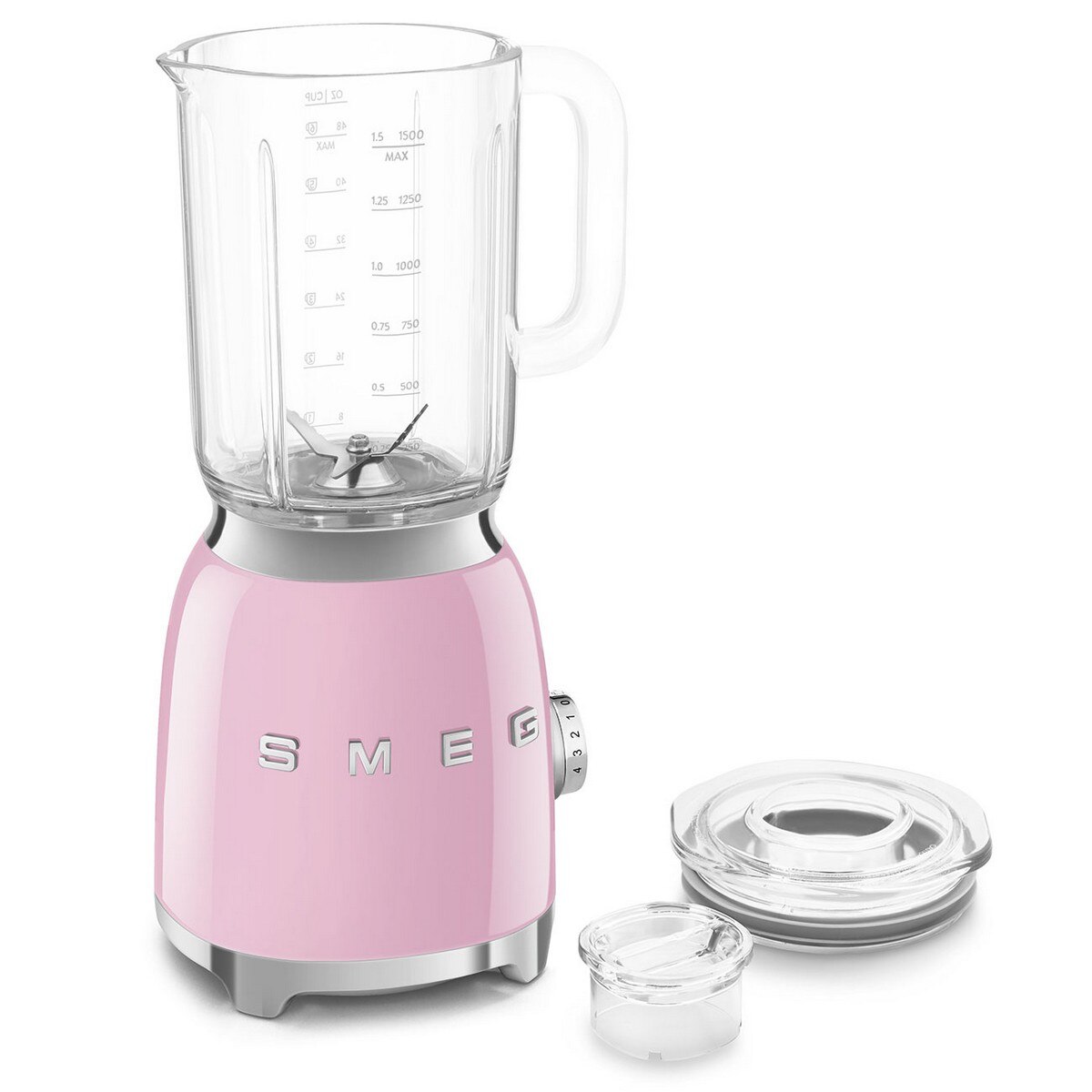 Liquidificador Smeg Anni 50 BLF03PKEU de 800 W - Rosa Polido Rosa-2