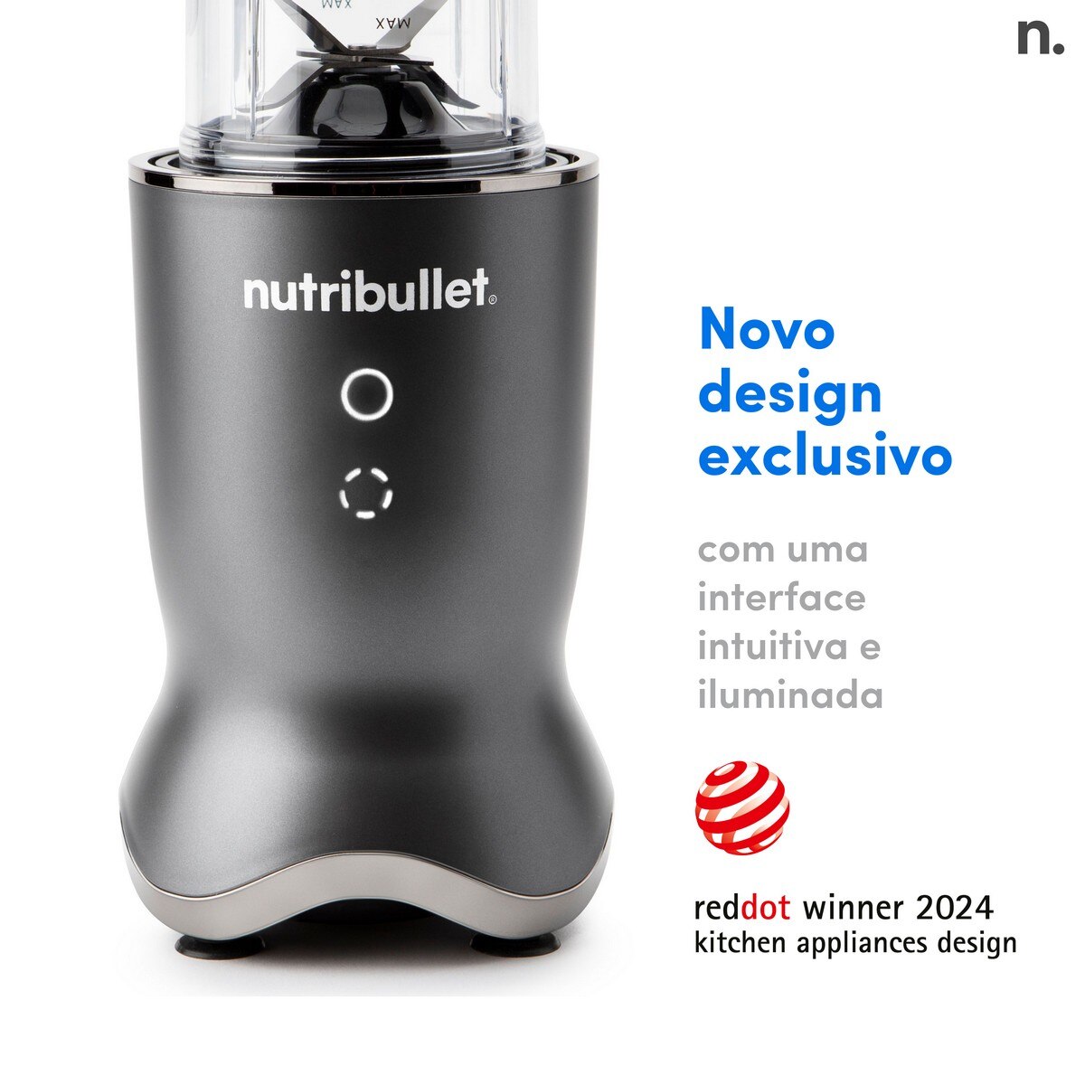 Liquidificador Nutribullet NB1206DGCC Personal Blender Ultra de 1200 W e de 0,9 Litros - Preto Cinzento-escuro-4