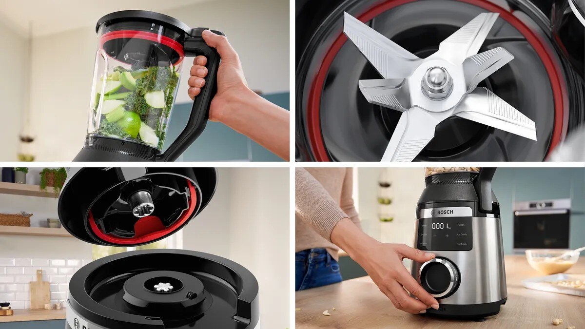 Liquidificador Bosch Serie 6 MMB6762M VitaPower de 1800 W e de 2 Litros - Preto e Inox Preto / Inox-4