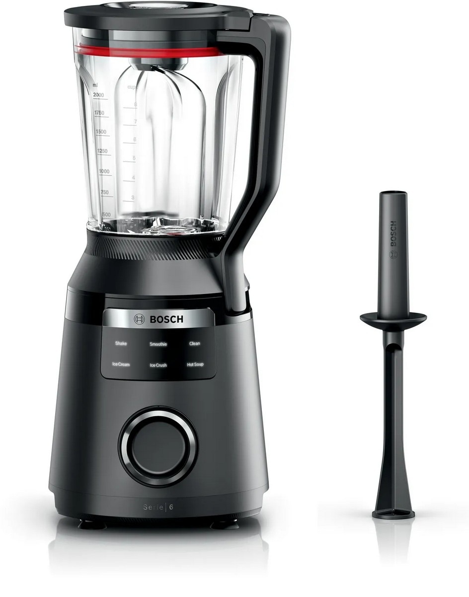 Imagem 0 de Liquidificador Bosch Serie 6 MMB6652B VitaPower de 1800 W e de 2 Litros - Preto