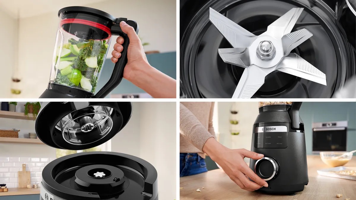 Liquidificador Bosch Serie 6 MMB6652B VitaPower de 1800 W e de 2 Litros - Preto Preto-4