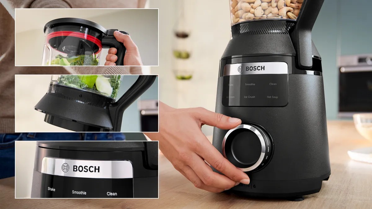 Liquidificador Bosch Serie 6 MMB6652B VitaPower de 1800 W e de 2 Litros - Preto Preto-5