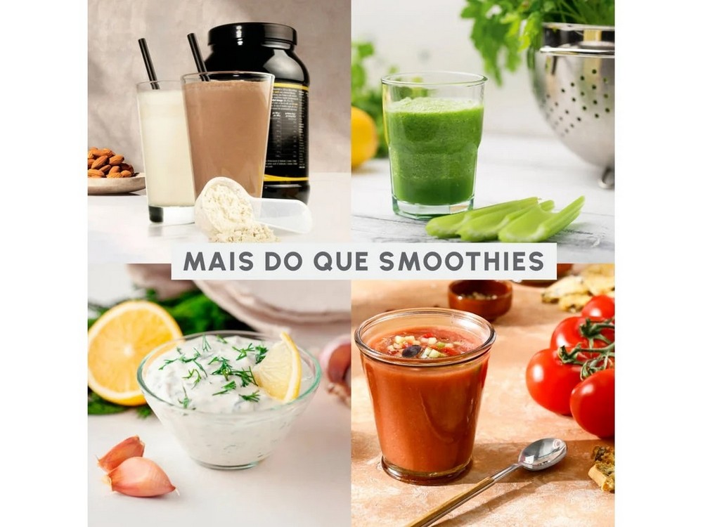 Liquidificador Moulinex LM1C0410 Portátil Light Mix de 300 ml - Sem Fios 4