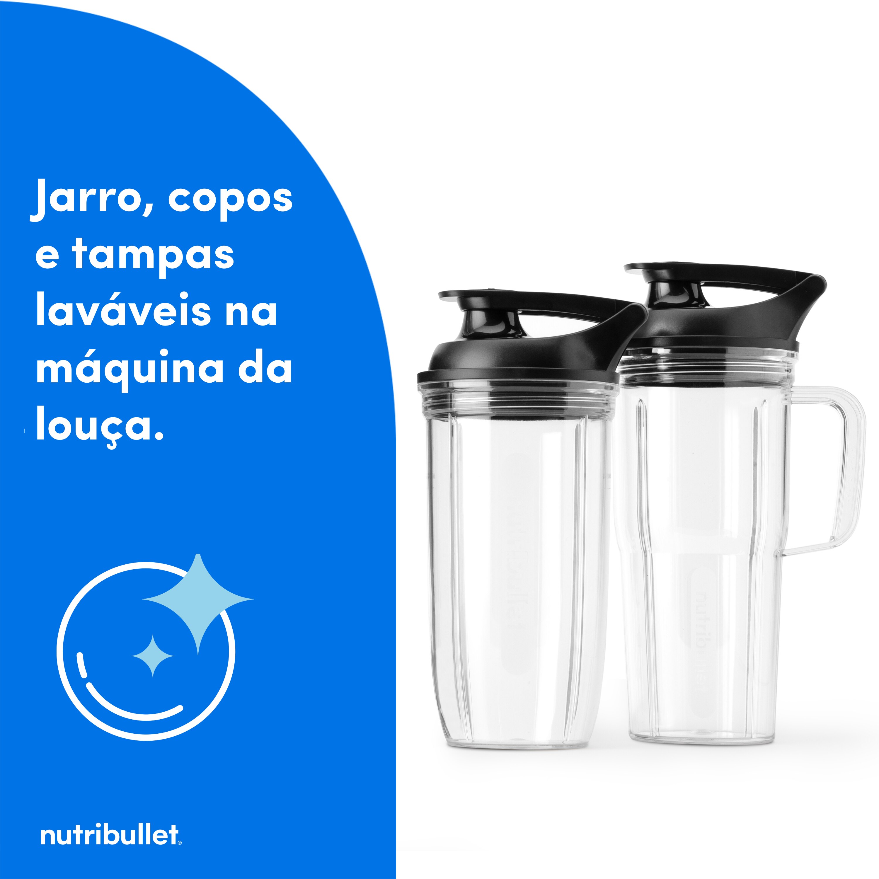Liquidificador Nutribullet NBF550DG SmartSense Combo de 1500 W e de 1,89 Litros - Cinzento Cinzento-10