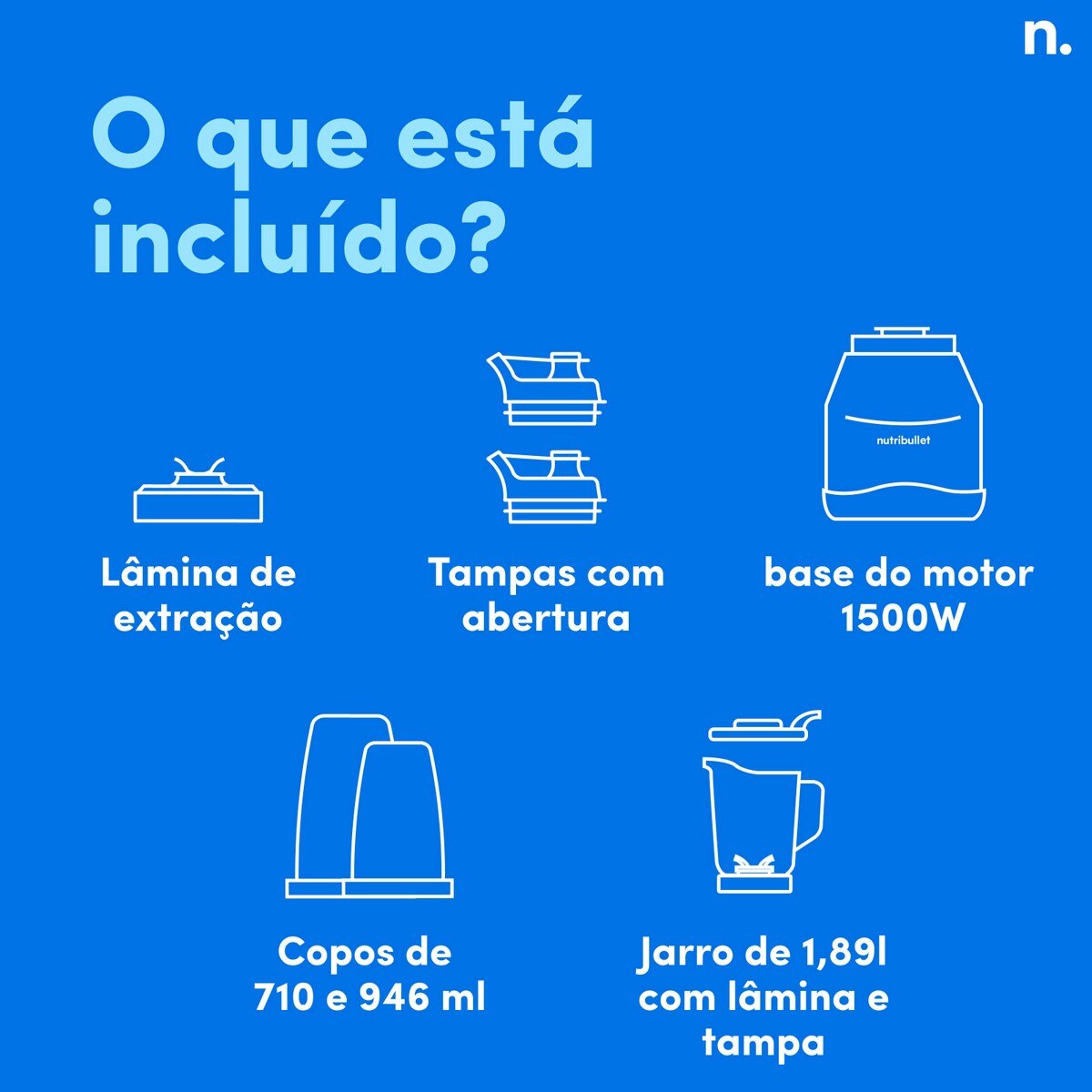 Liquidificador Nutribullet Triple Prep System NBF580B 10