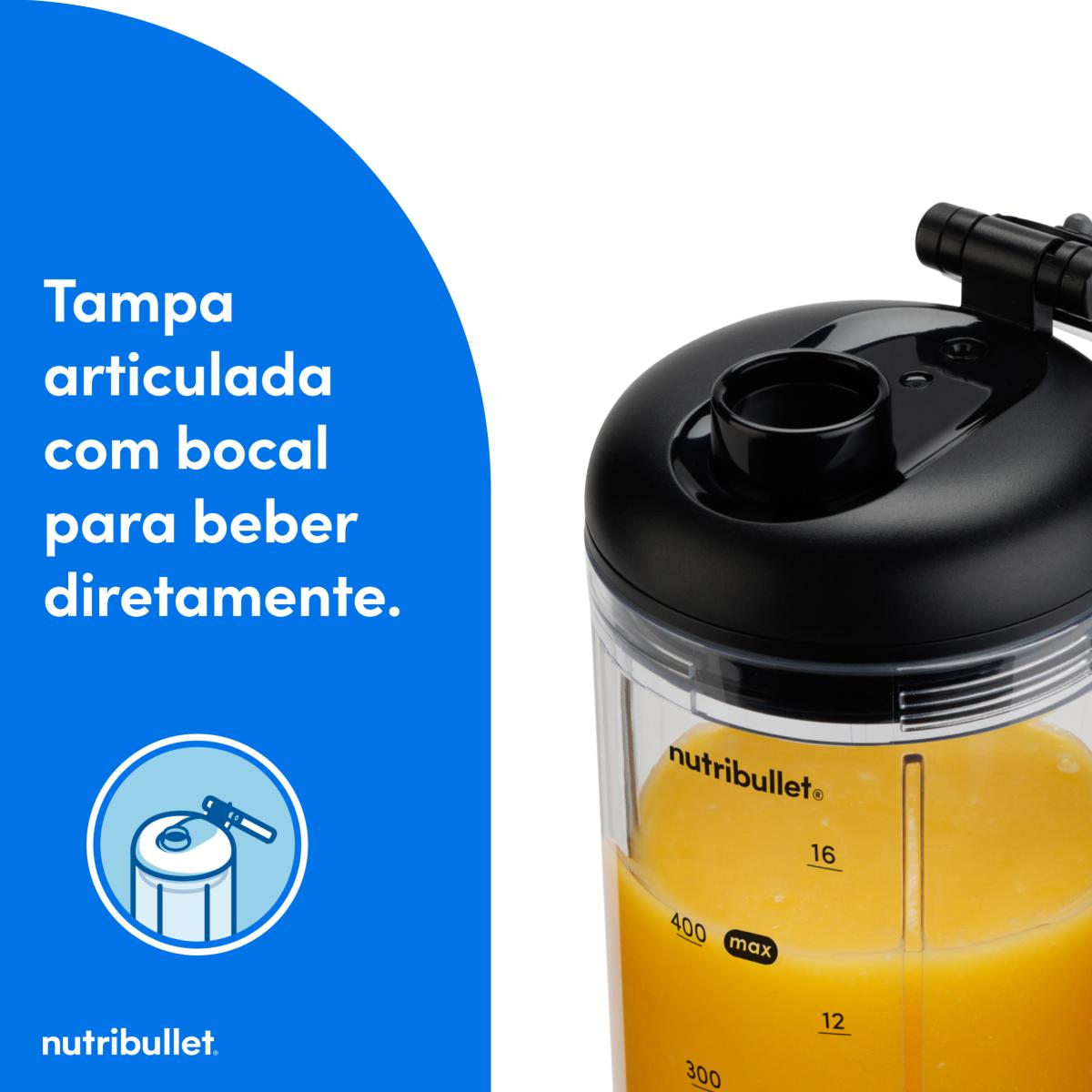 Liquidificador Portátil Nutribullet NBP013GM Cinza-6