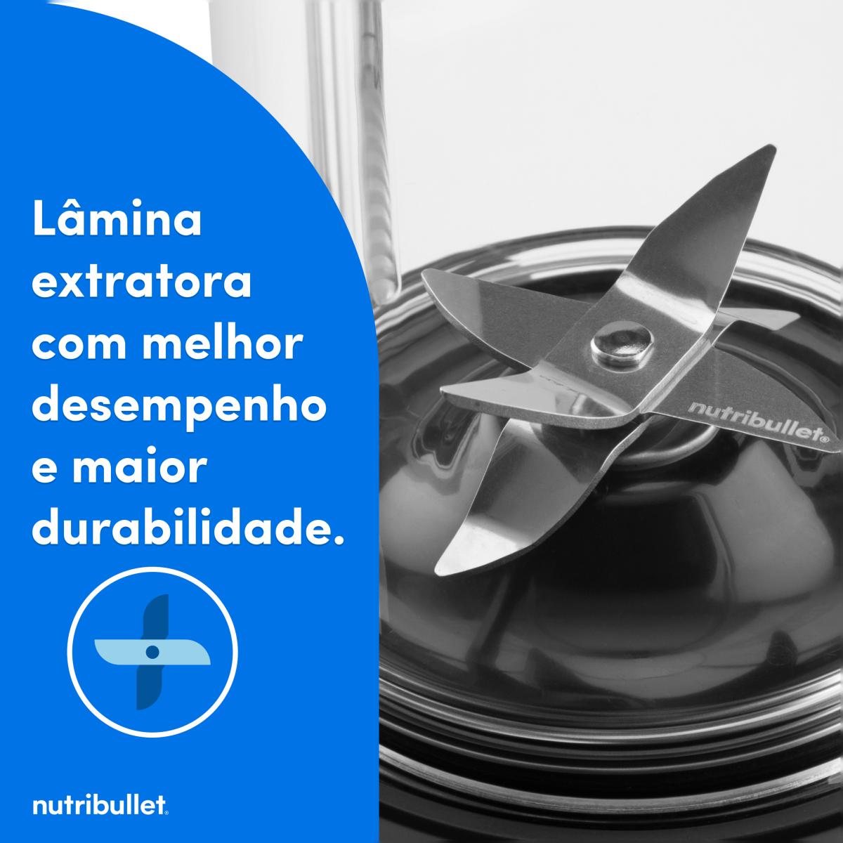 Liquidificador Nutribullet NBT1006MW Turbo 1000 - Branco Mate Branco mate-5