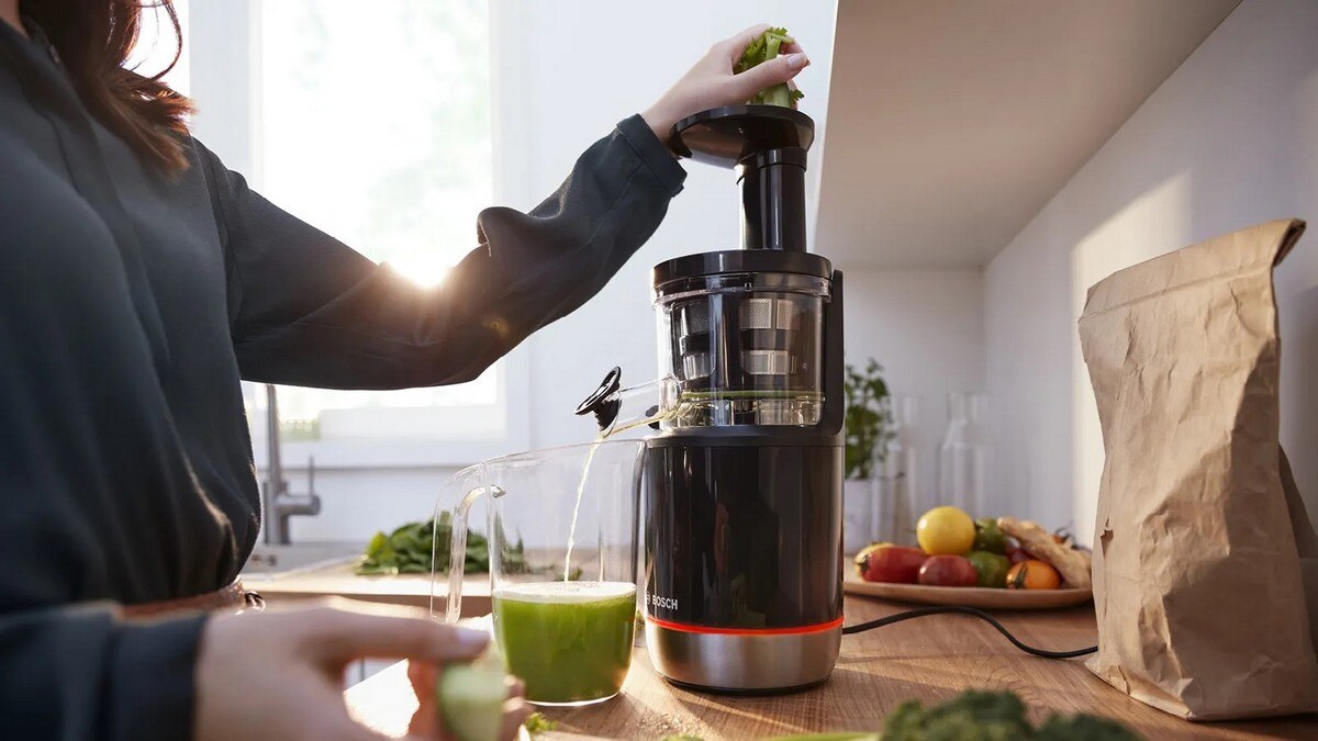 Liquidificador Slow Juicer Bosch MESM731M VitaExtract de 150 W e de 1 Litro - Preto Preto-7