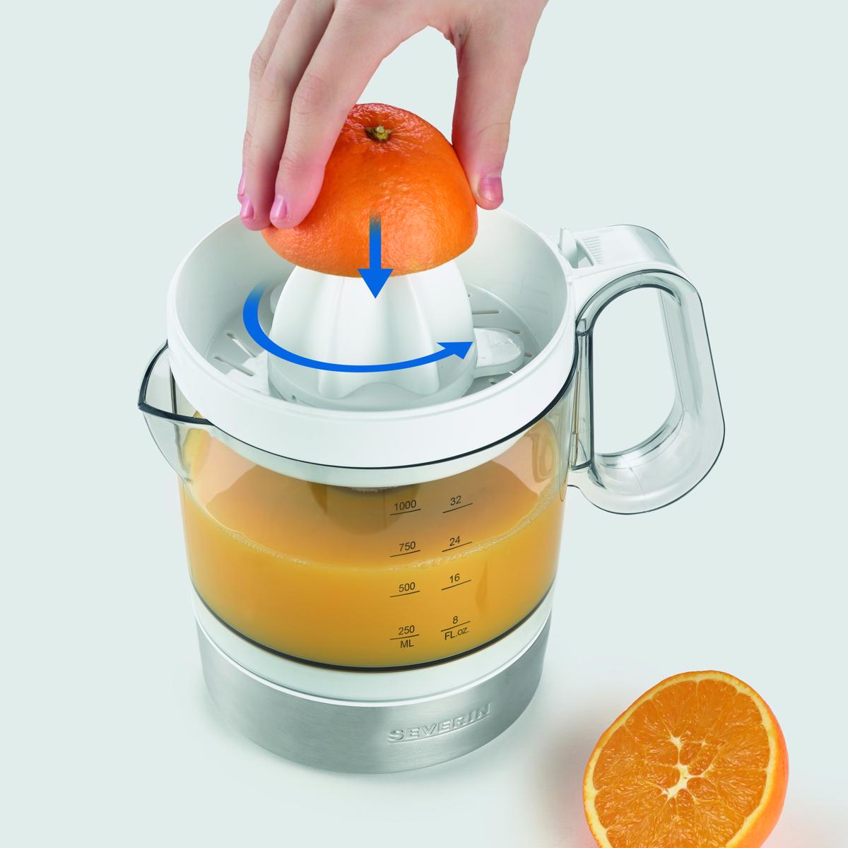 Espremedor de Citrinos Severin CP3535 de 40 W e Capacidade de 1 Litro - Inox 2