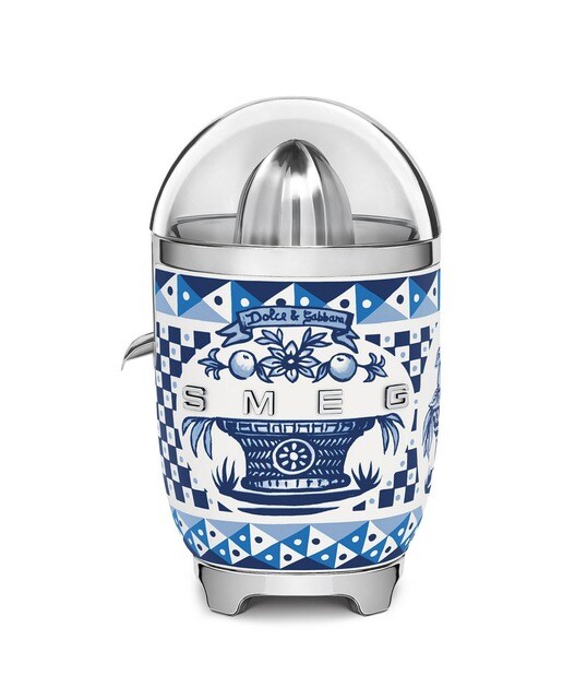 Imagem 0 de Espremedor de Citrinos Smeg Anni 50 Dolce&Gabbana CJF01DGBEU Pressão Manual e de 70 W - Blu Mediterraneo