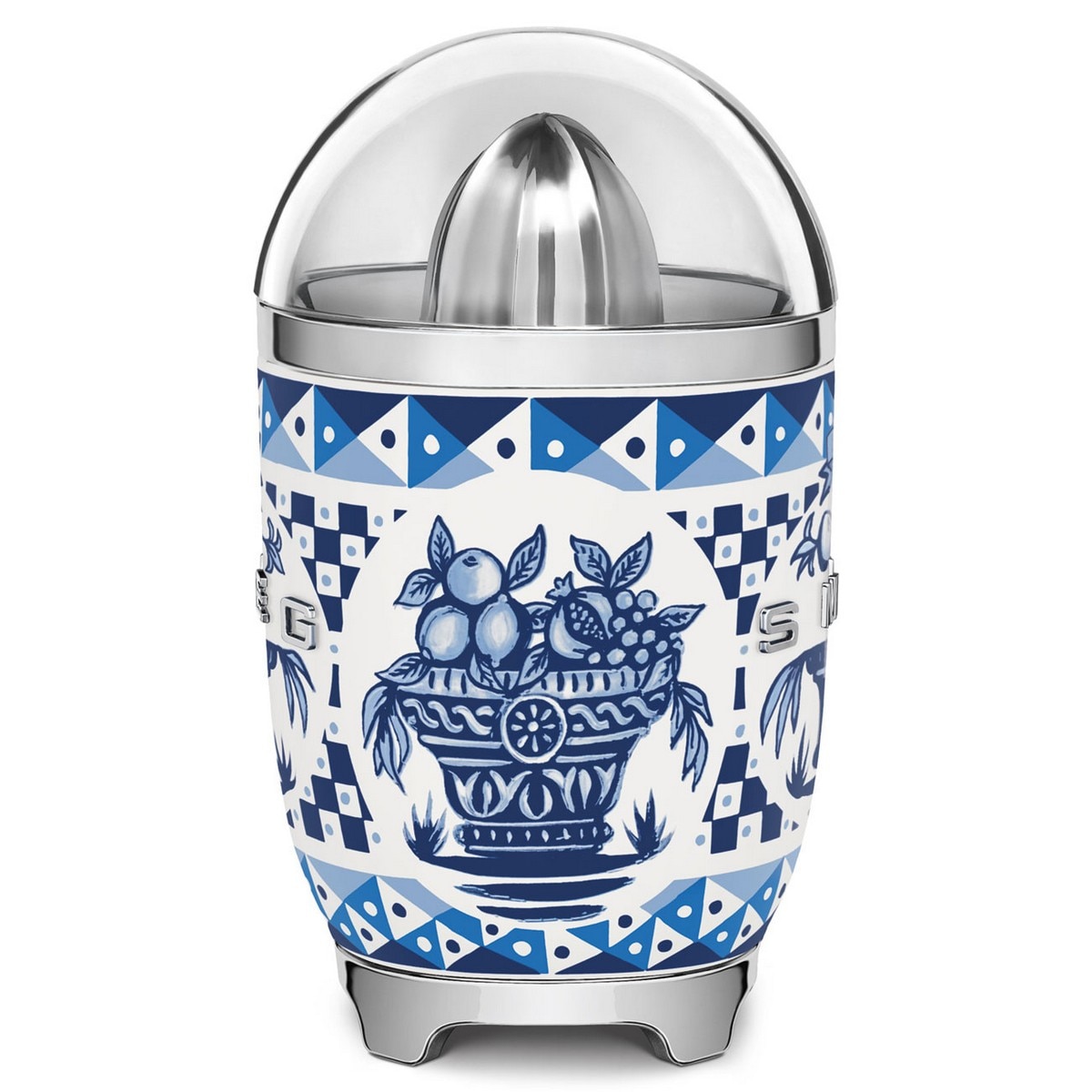 Espremedor de Citrinos Smeg Anni 50 Dolce&Gabbana CJF01DGBEU Pressão Manual e de 70 W - Blu Mediterraneo 2