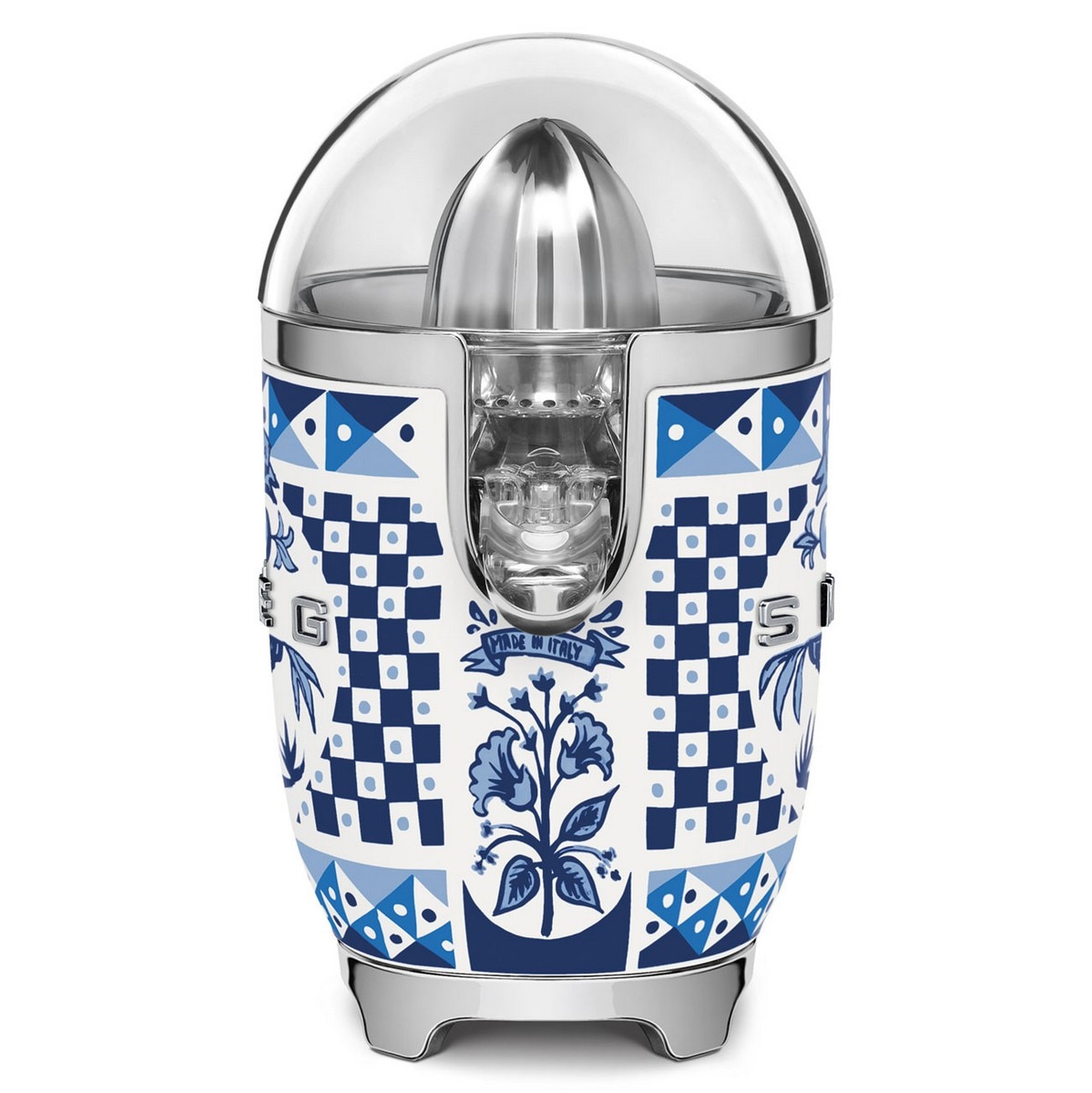 Espremedor de Citrinos Smeg Anni 50 Dolce&Gabbana CJF01DGBEU Pressão Manual e de 70 W - Blu Mediterraneo 3