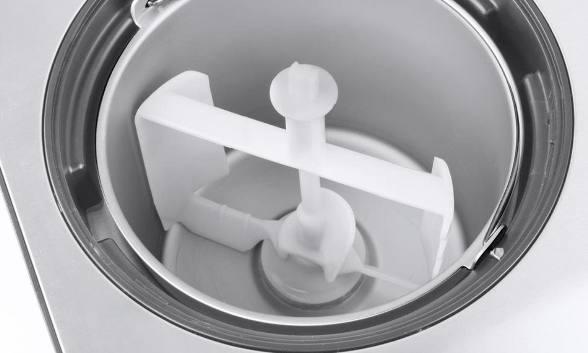 Máquina de Gelados Caso IceCreamer 5CASOD3298 de 180 W e de 2 Litros - Preto e Aço Inoxidável Preto/Aço-7