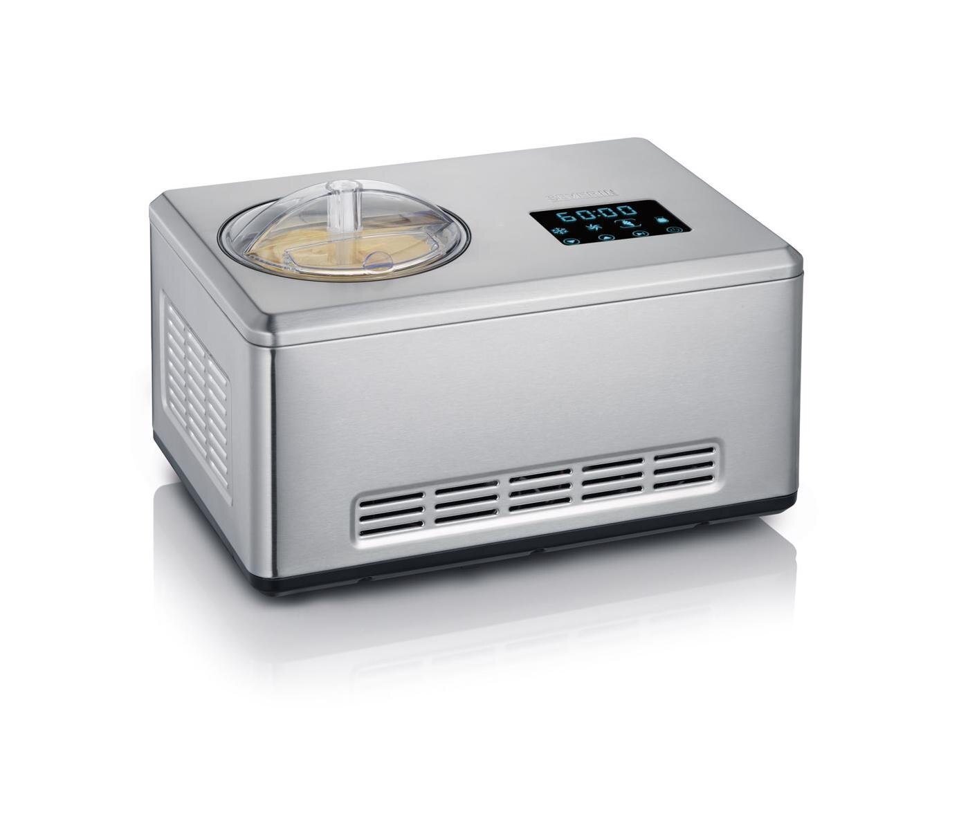 Máquina de Gelados Severin EZ7406 2 em 1 de 180 W com Capacidade de 2 Litros - Inox 3