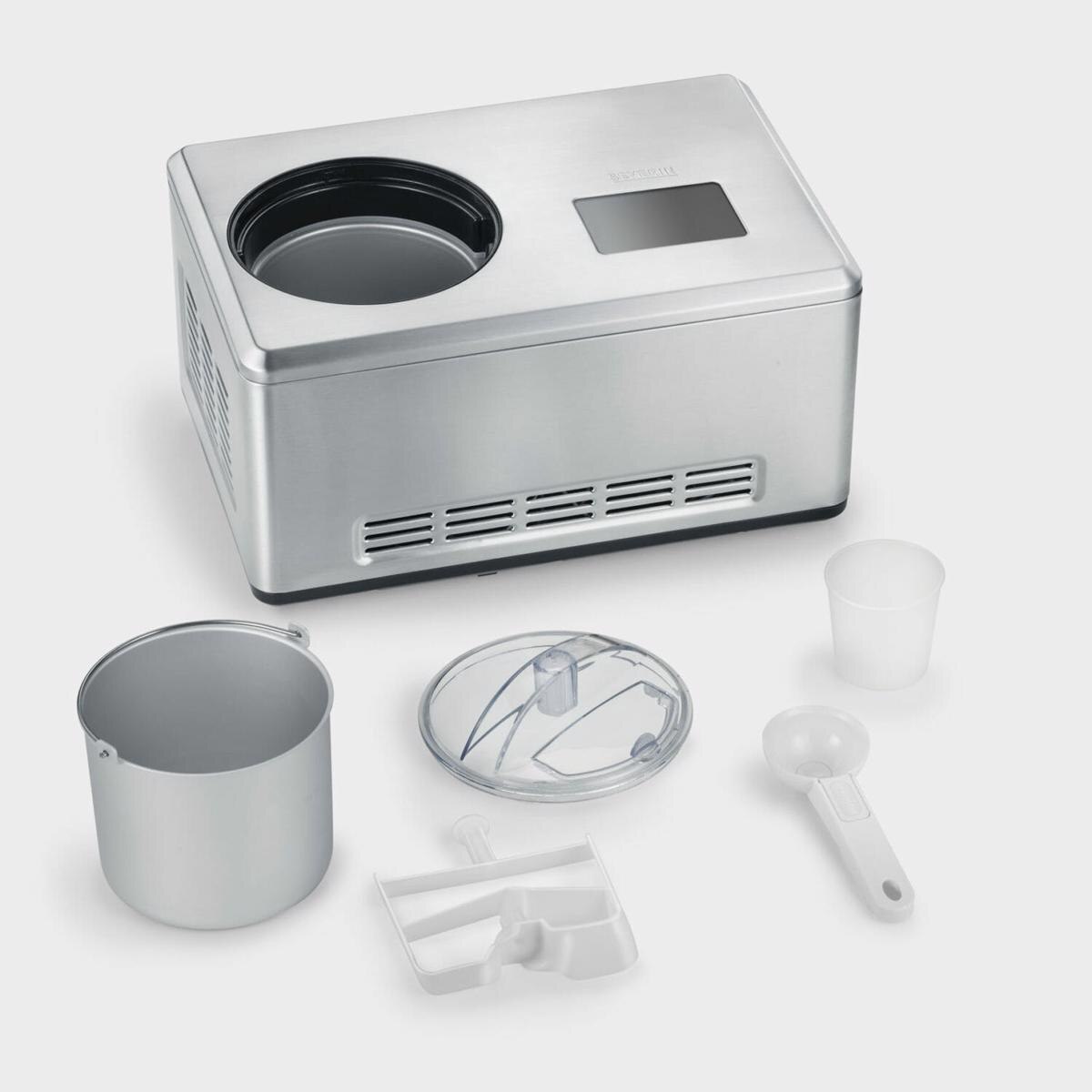 Máquina de Gelados Severin EZ7406 2 em 1 de 180 W com Capacidade de 2 Litros - Inox 4