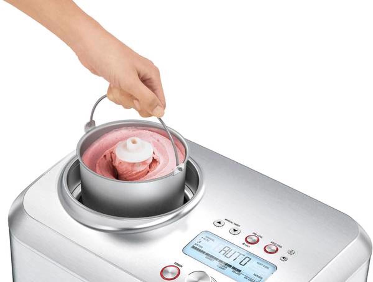 Máquina de Gelados Sage SCI600BSS2EEU1 de 200 W The Smart Scoop - Aço Inox Escovado Aço inoxidável-4