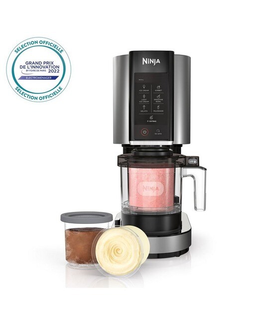 Imagem 0 de Máquina de Gelados Ninja NC300EU Creami de 800 W e de 3 x 450 ml - Preto e Prateado