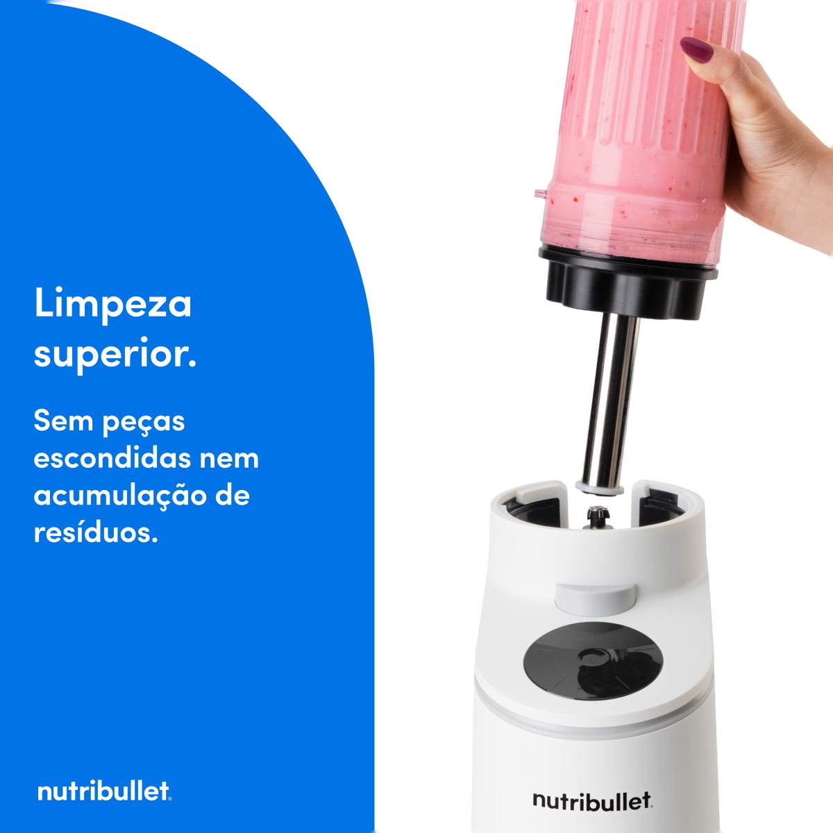 Máquina de Gelados Nutribullet® Chill Ice Cream Maker NBD0503W, de 0.47L e 500 W - Branco Branco-10