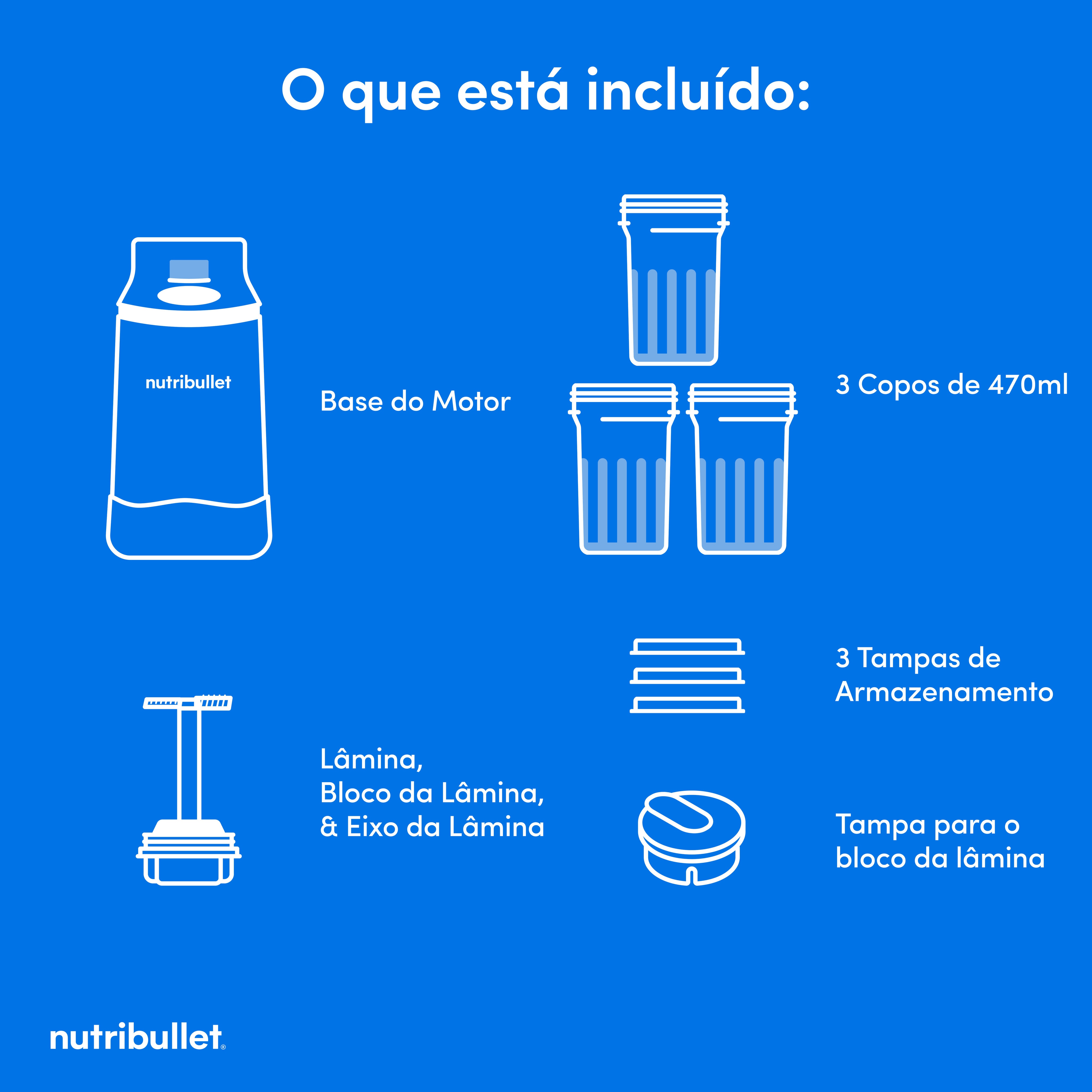 Máquina de Gelados Nutribullet® Chill Ice Cream Maker NBD0503W, de 0.47L e 500 W - Branco Branco-13