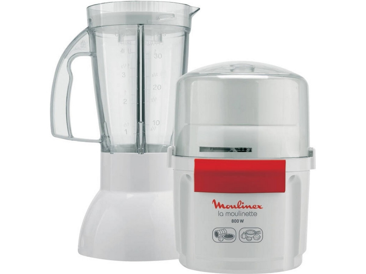Imagem 0 de Picadora 1,2,3 e Liquidificador Moulinex AR680120 de 800 W - Branco