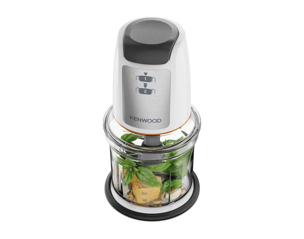 Picadora Mini Kenwood EasyChop CHP61.100WH de 500 W - Metal e Plástico Metal-2