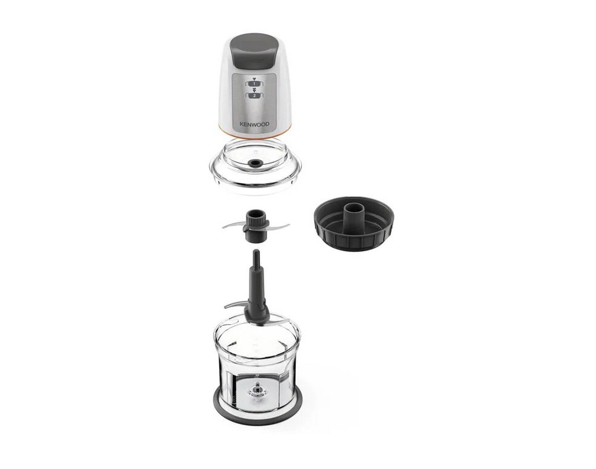 Picadora Mini Kenwood EasyChop CHP61.100WH de 500 W - Metal e Plástico Metal-3