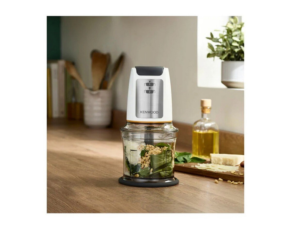 Picadora Mini Kenwood EasyChop CHP61.100WH de 500 W - Metal e Plástico Metal-5