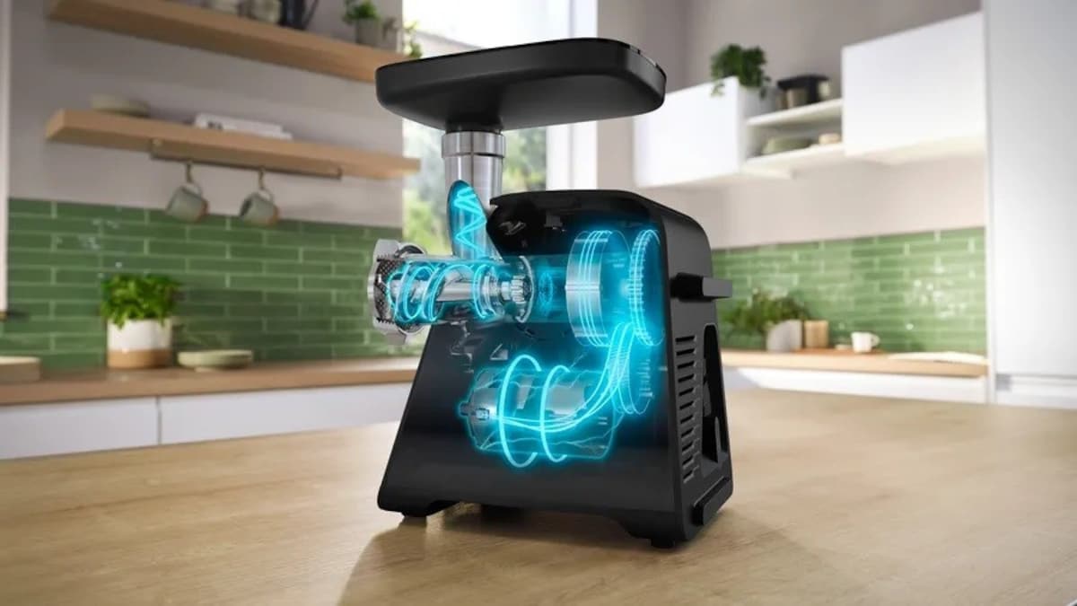 Picador de Carne Bosch Serie 6 MultiPower MFWS682B de 2100 W - Preto e Silver Metalic Preto-3