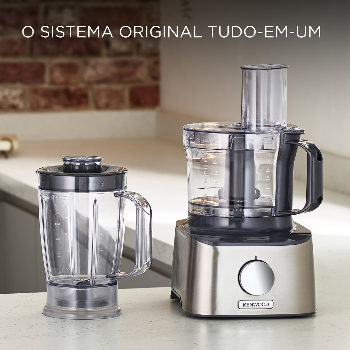 Processador de Alimentos Kenwood FDM301SS MultiPro Compact +, de 800W e Capacidade de 2,1 Litros - Aço Inox Aço inoxidável-8