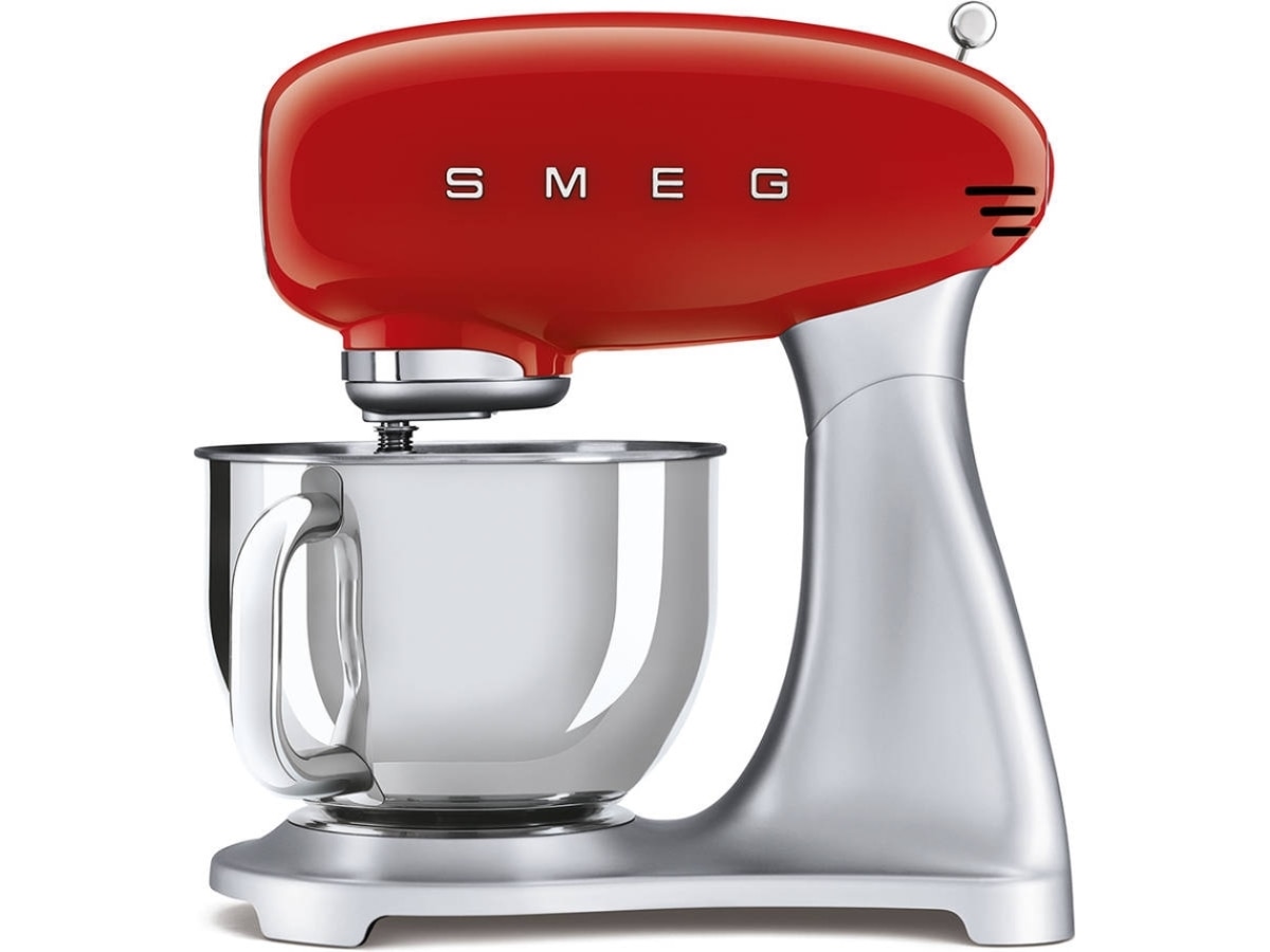 Imagem 0 de Batedeira com Taça Smeg Anni 50 SMF02RDEU de 800 W e Capacidade 4,8 Litros - Vermelho Polido