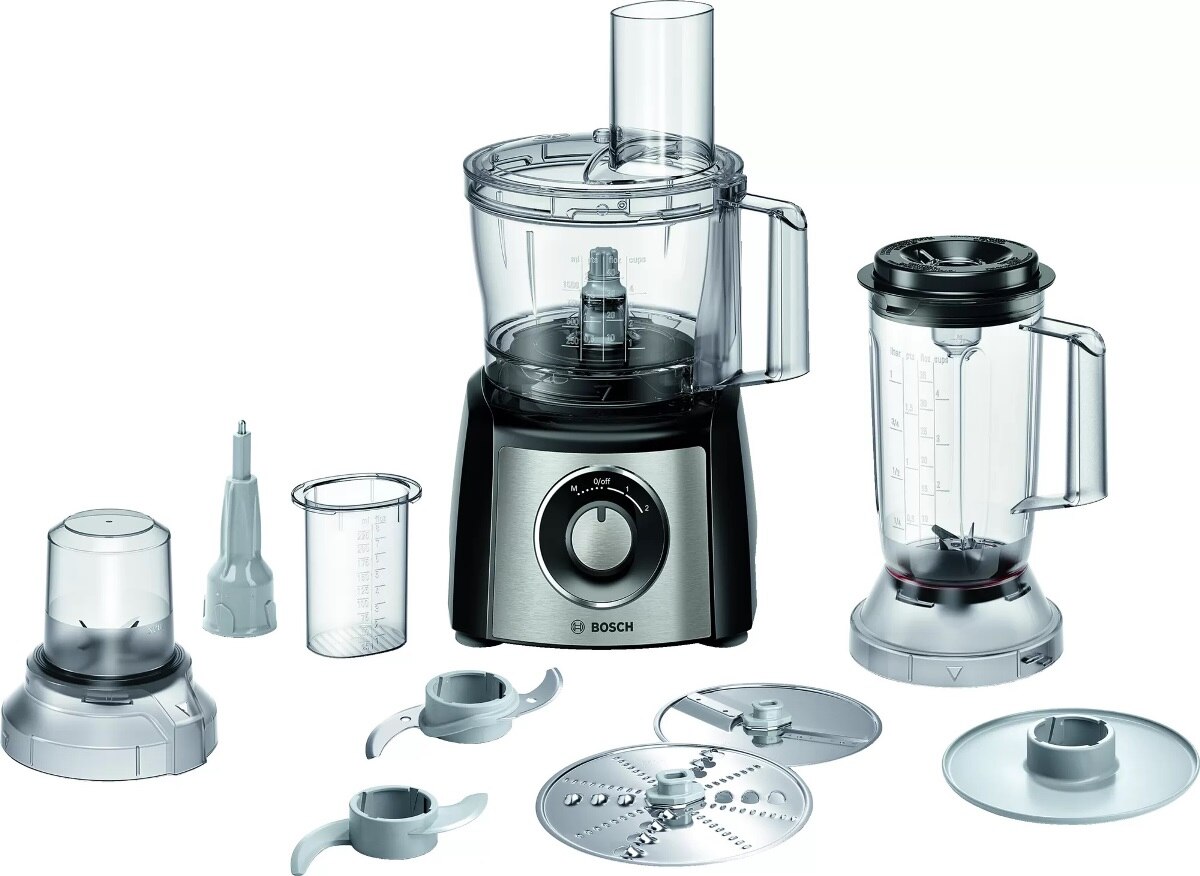 Imagem 0 de Processador de Alimentos Bosch MultiTalent 3 Plus MCM3PM386 de 900 W e de 2,3 Litros - Preto