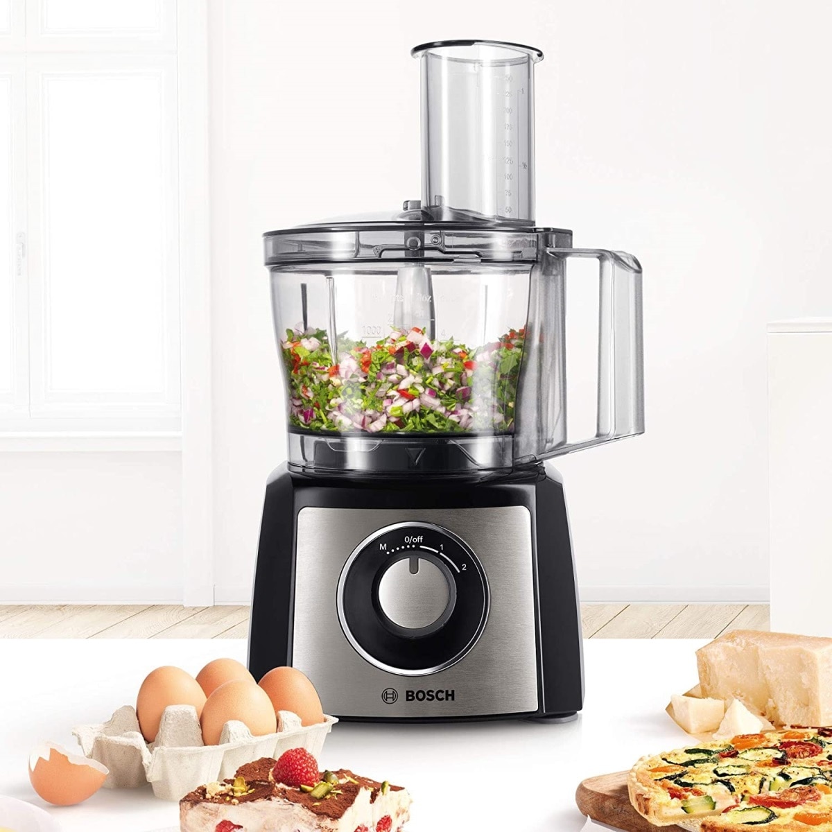 Processador de Alimentos Bosch MultiTalent 3 Plus MCM3PM386 de 900 W e de 2,3 Litros - Preto 2