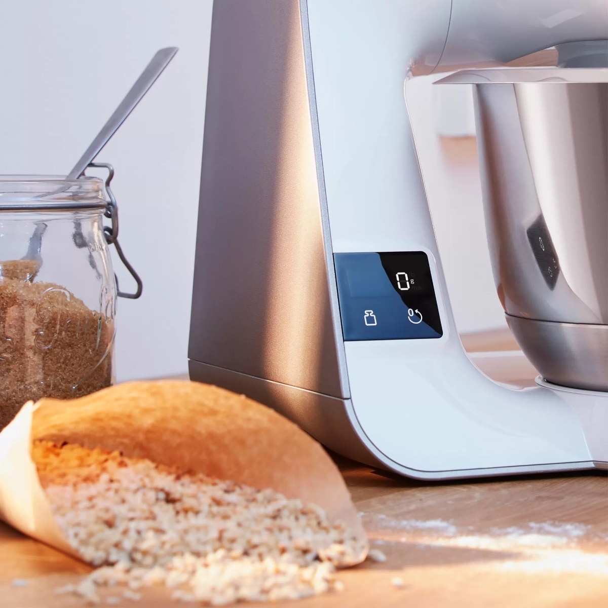 Batedeira com Taça Bosch Mum5XW20 de 1000 W Capacidade 3,9 Litros -  Branco e Champagne Branco / Champagne-6