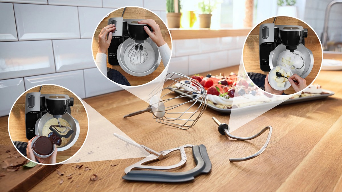 Batedeira com Taça Bosch Serie 4 MUM5XC4E CreationLine com Balança de 1000 W e de 3,9 Litros - Preto Preto-4