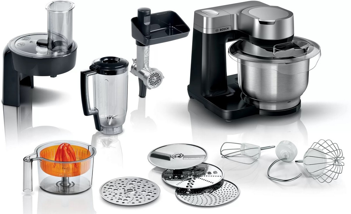 Batedeira com Taça Bosch Serie 2 MUMS2VM40 de 900 W e de 3,8 Litros - Preto e Inox Inox/Preto-1