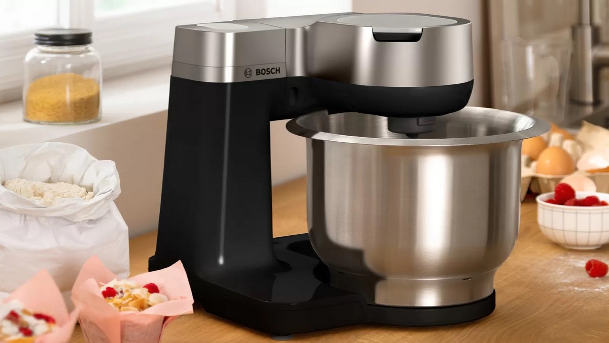 Batedeira com Taça Bosch Serie 2 MUMS2VM40 de 900 W e de 3,8 Litros - Preto e Inox Inox/Preto-2