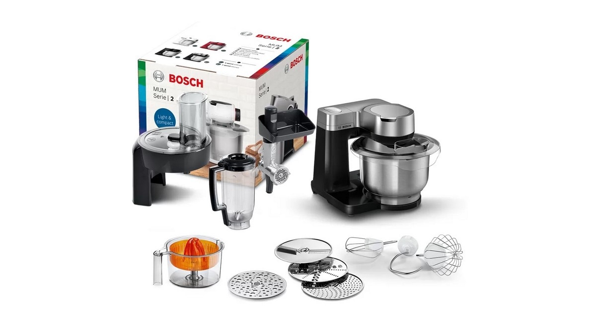 Batedeira com Taça Bosch Serie 2 MUMS2VM40 de 900 W e de 3,8 Litros - Preto e Inox Inox/Preto-4