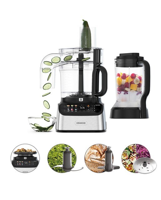 Imagem 0 de Processador de Alimentos Kenwood MultiPro OneTouch FDM73.480SS de 1000W e Capacidade de 3 Litros