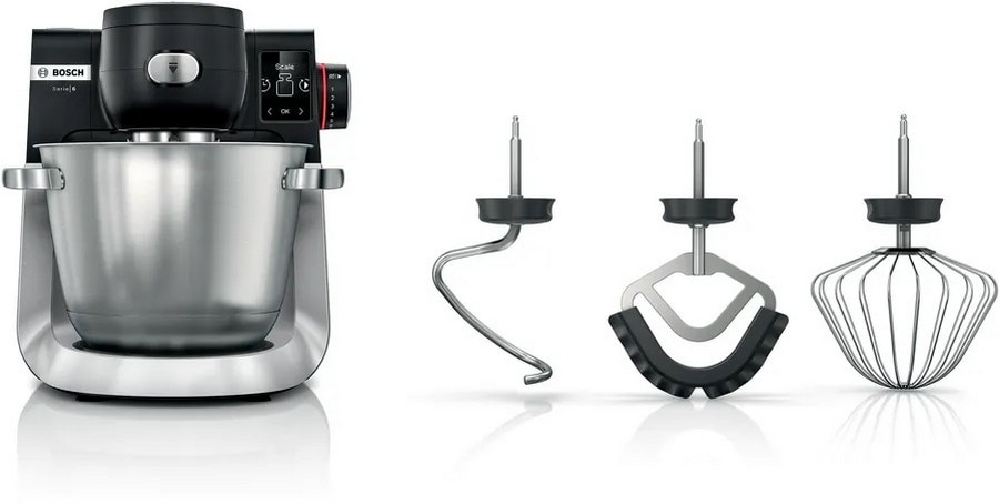 Imagem 0 de Robot de Cozinha Bosch Serie 6 MUMS6ZS00 com Balança, de 1600 W e Capacidade de 5,5 Litros - Preto e Aço Inoxidável