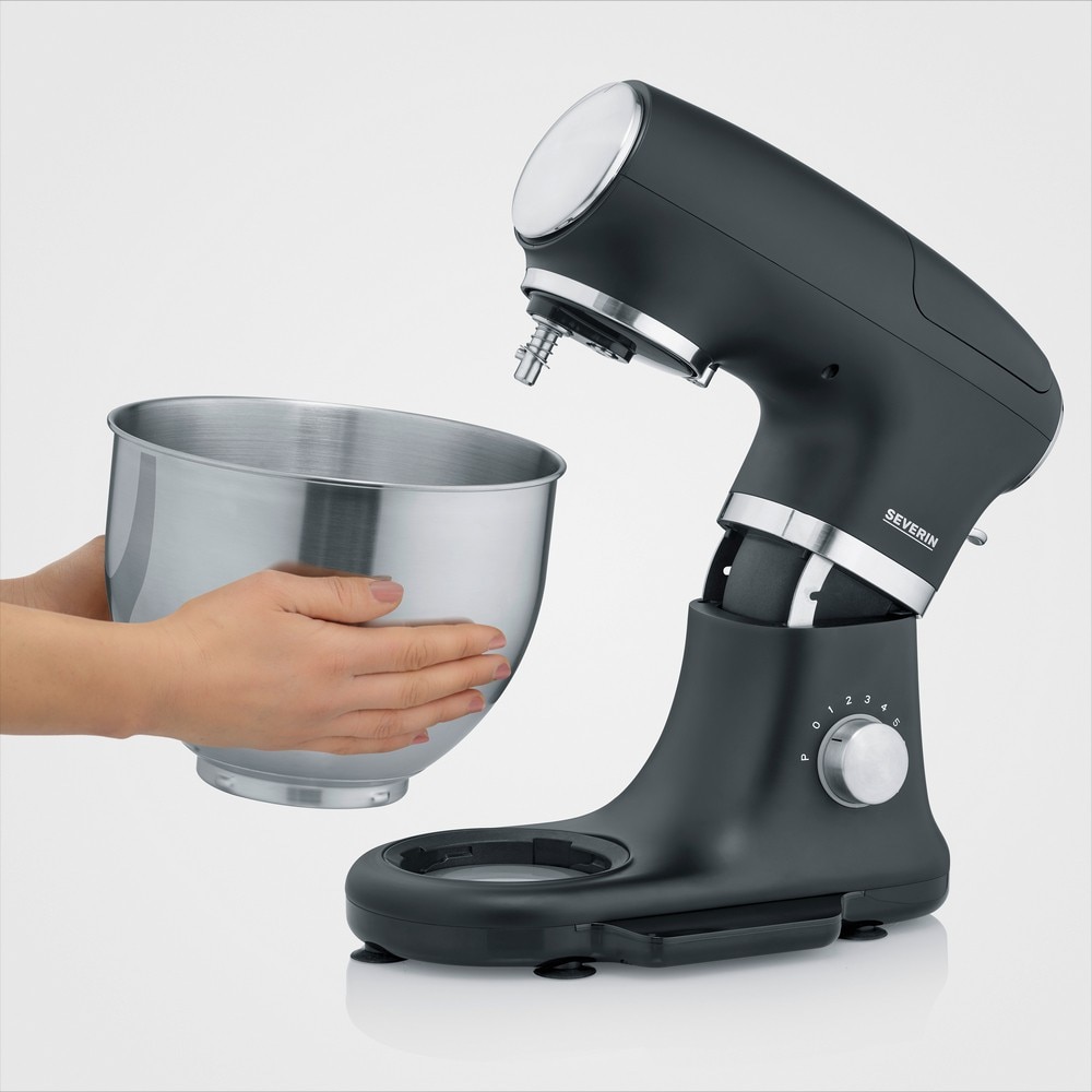 Batedeira com Taça Severin KM3898 de 1000 W e de 5,5 Litros - Preto Preto-2