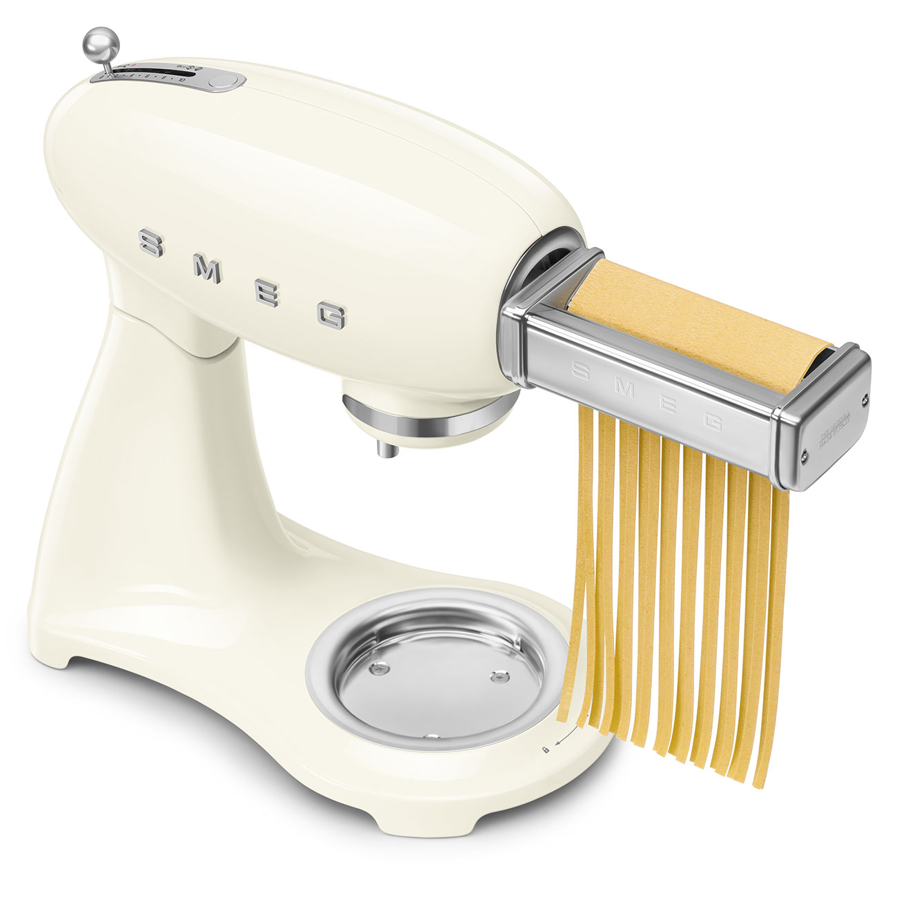 Batedeira com Taça Smeg Anni 50 de 1000 W e Capacidade de 4,8 Litros Creme-8