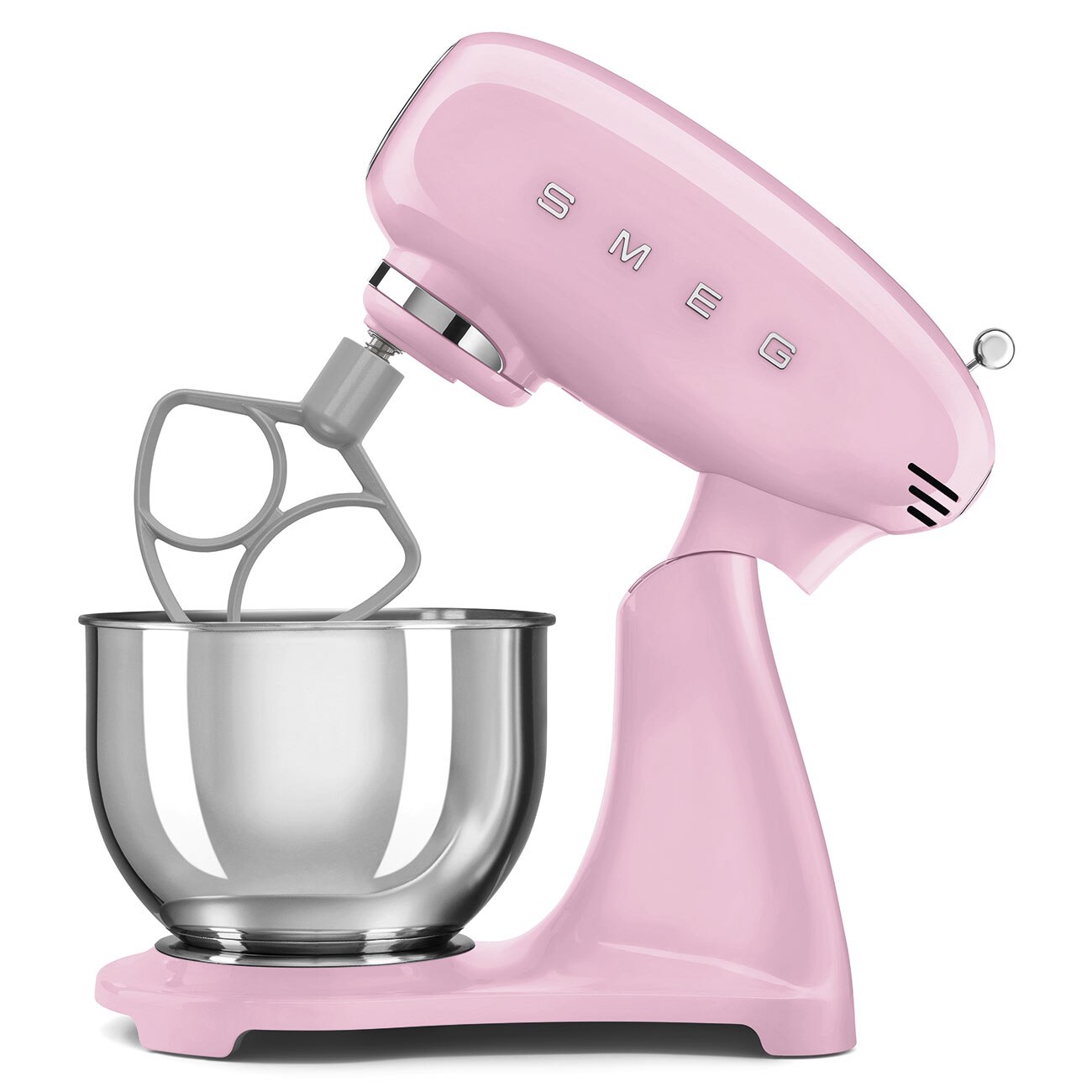 Batedeira com Taça Smeg Anni 50 de 1000 W e Capacidade de 4,8 Litros Rosa-5