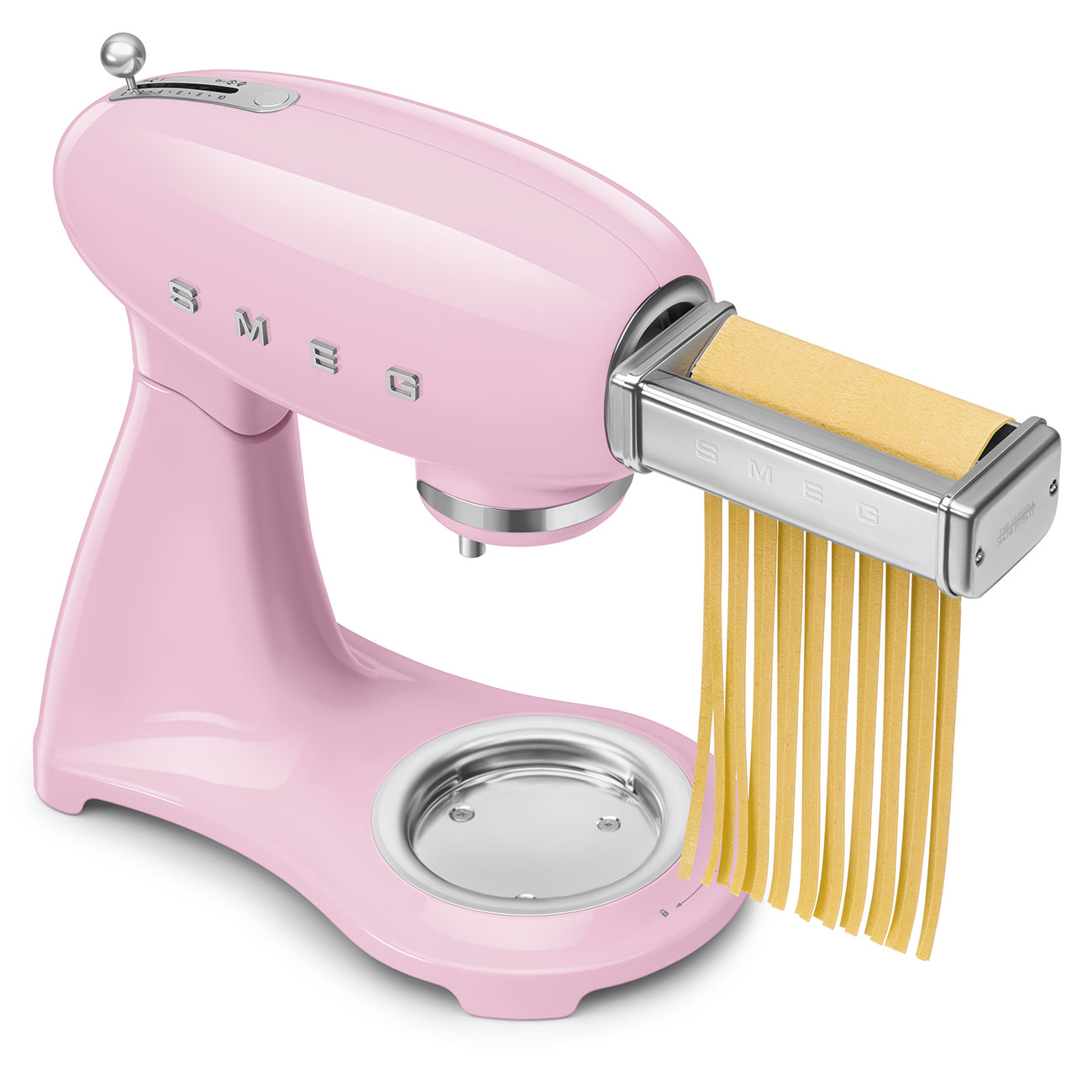 Batedeira com Taça Smeg Anni 50 de 1000 W e Capacidade de 4,8 Litros Rosa-8