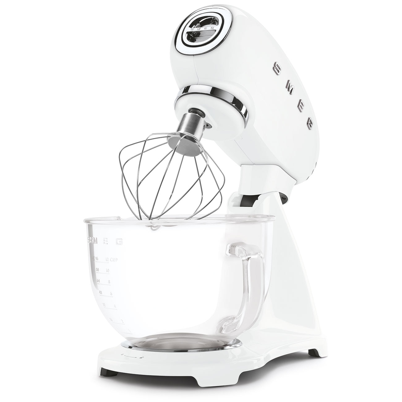 Batedeira com Taça Smeg Anni 50 de 1000 W e Capacidade de 4,8 Litros - Branco Branco-2