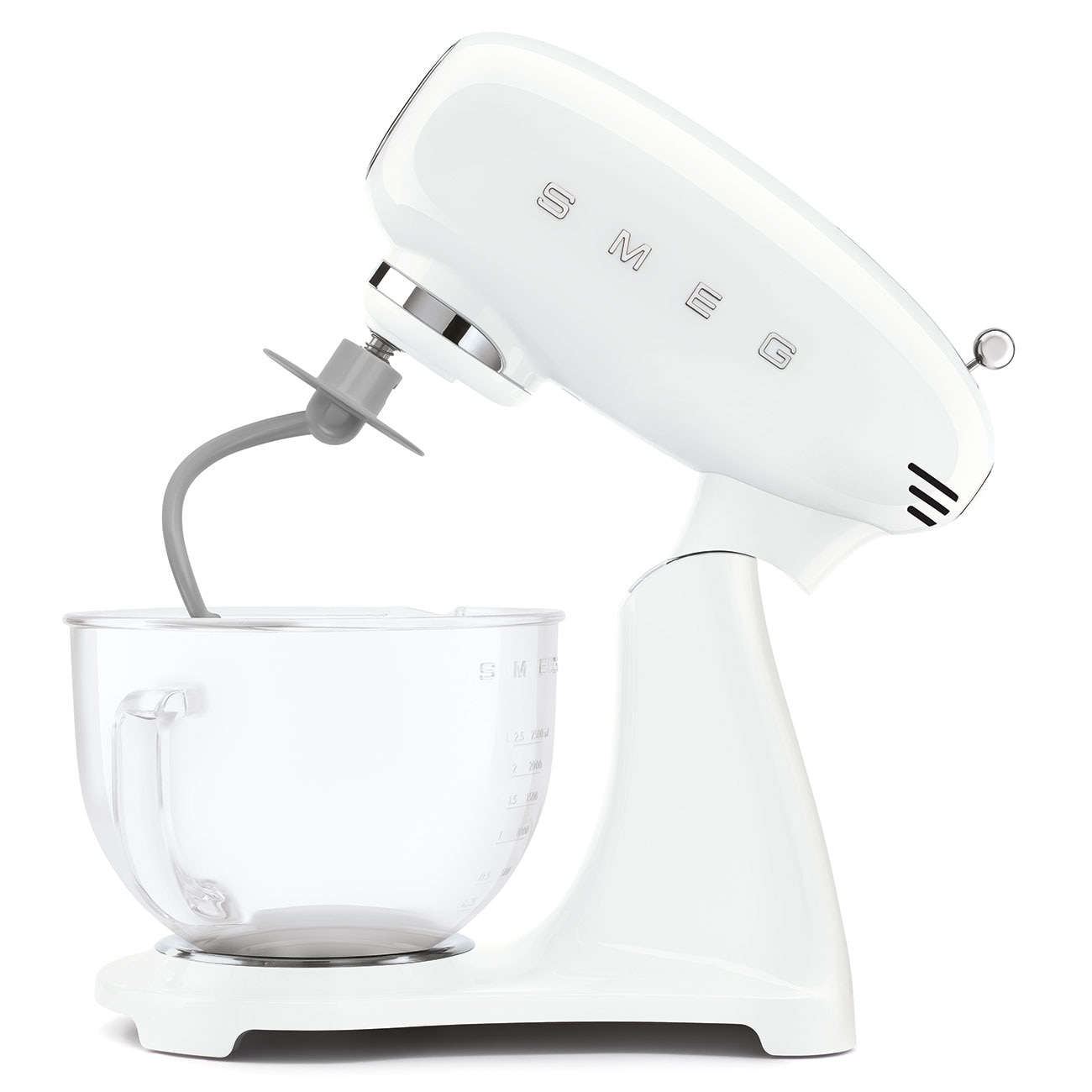 Batedeira com Taça Smeg Anni 50 de 1000 W e Capacidade de 4,8 Litros - Branco Branco-4