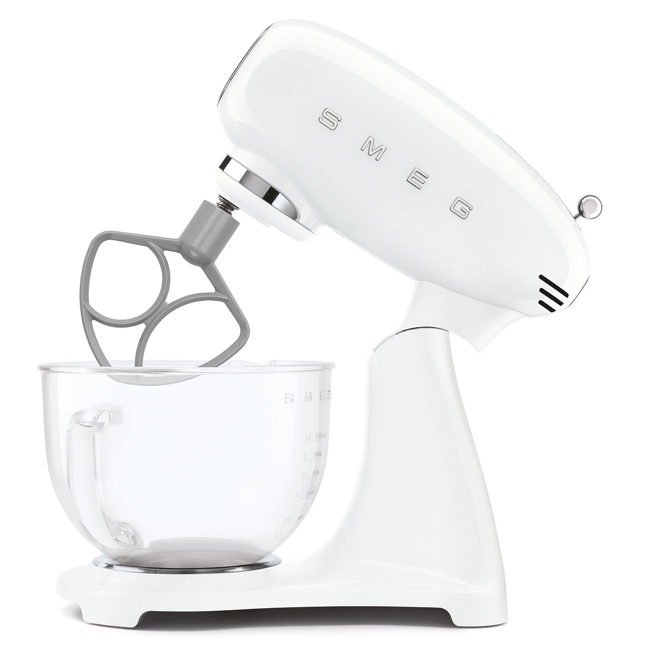 Batedeira com Taça Smeg Anni 50 de 1000 W e Capacidade de 4,8 Litros - Branco Branco-5
