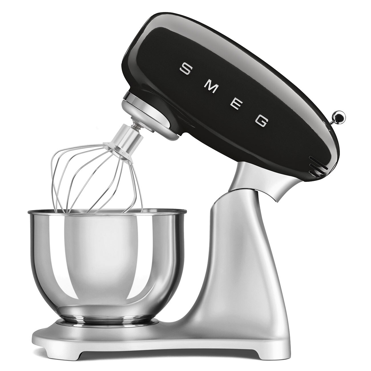 Batedeira com Taça Smeg Anni 50 de 800 W e Capacidade de 4,8 Litros Preto-3