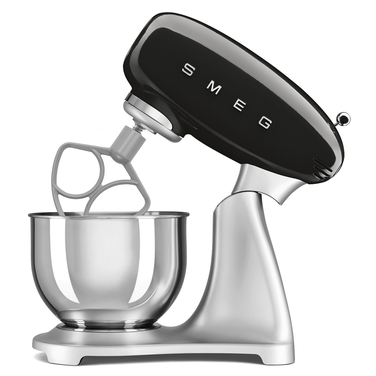 Batedeira com Taça Smeg Anni 50 de 800 W e Capacidade de 4,8 Litros Preto-4
