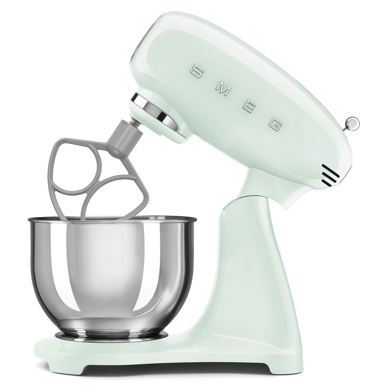 Batedeira com Taça Smeg Anni 50 de 1000 W e Capacidade de 4,8 Litros Verde Água-5