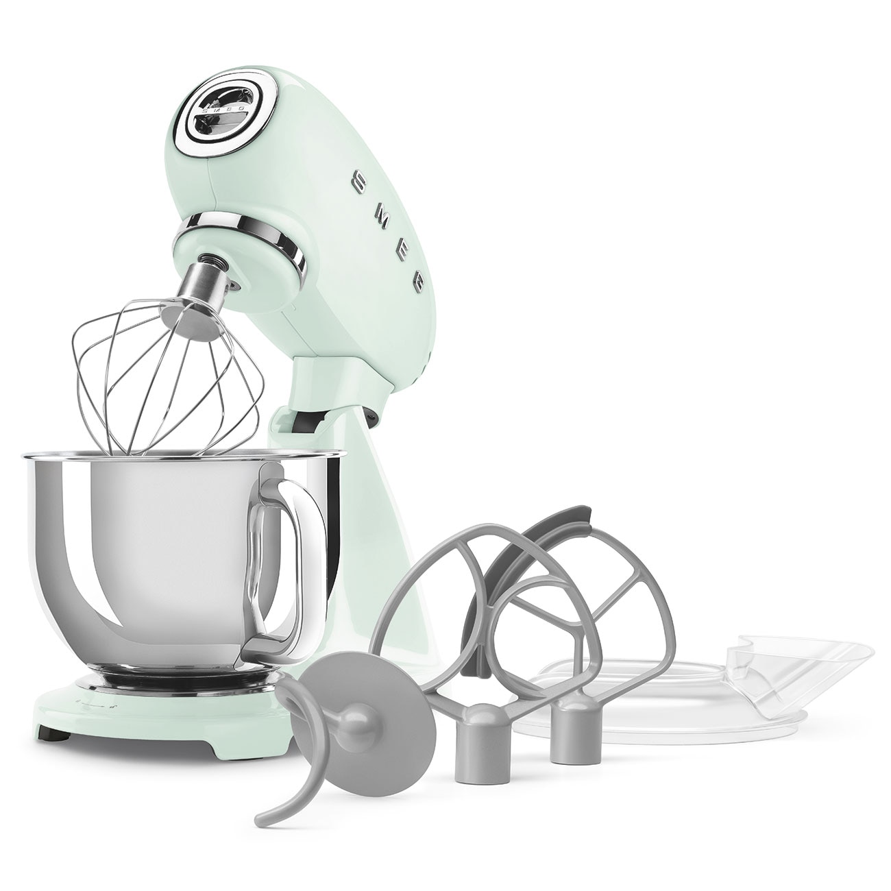 Batedeira com Taça Smeg Anni 50 de 1000 W e Capacidade de 4,8 Litros Verde Água-7